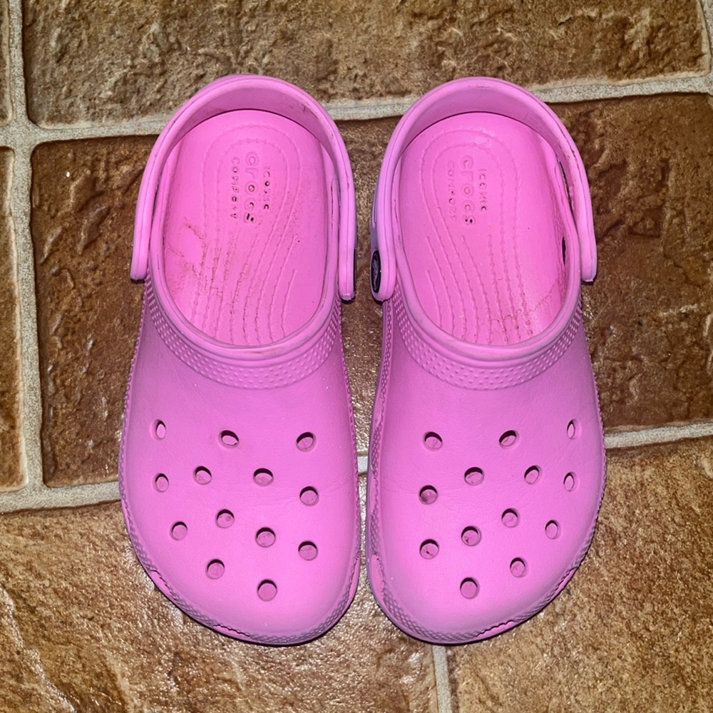 Girls Crocs Pink size 13